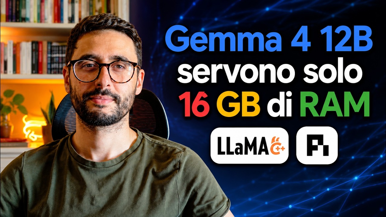 Gemma 4 12B gira davvero con 16 GB di VRAM? Test con LLaMA.cpp + Pi Agent