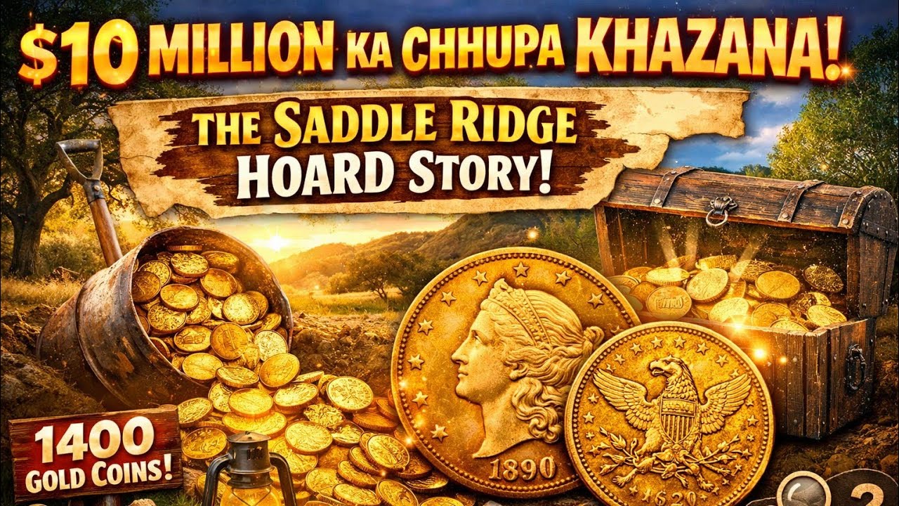 💰 $10 Million Ka Chhupa Khazana! | The Shocking Saddle Ridge Hoard Story 🏴‍☠️