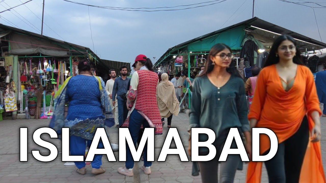 🇵🇰How Crowded is Itwar Bazaar on a Sunday? Real Islamabad Walk 2025