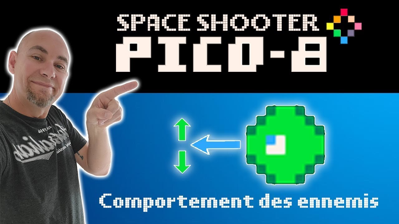 22. Comportement des ennemis partie 2 - Space shooter PICO-8