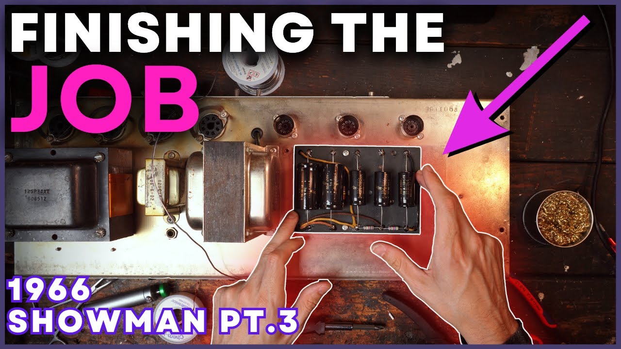 Trying some new stuff! | 1966 Fender Showman Amp Repair Pt.3