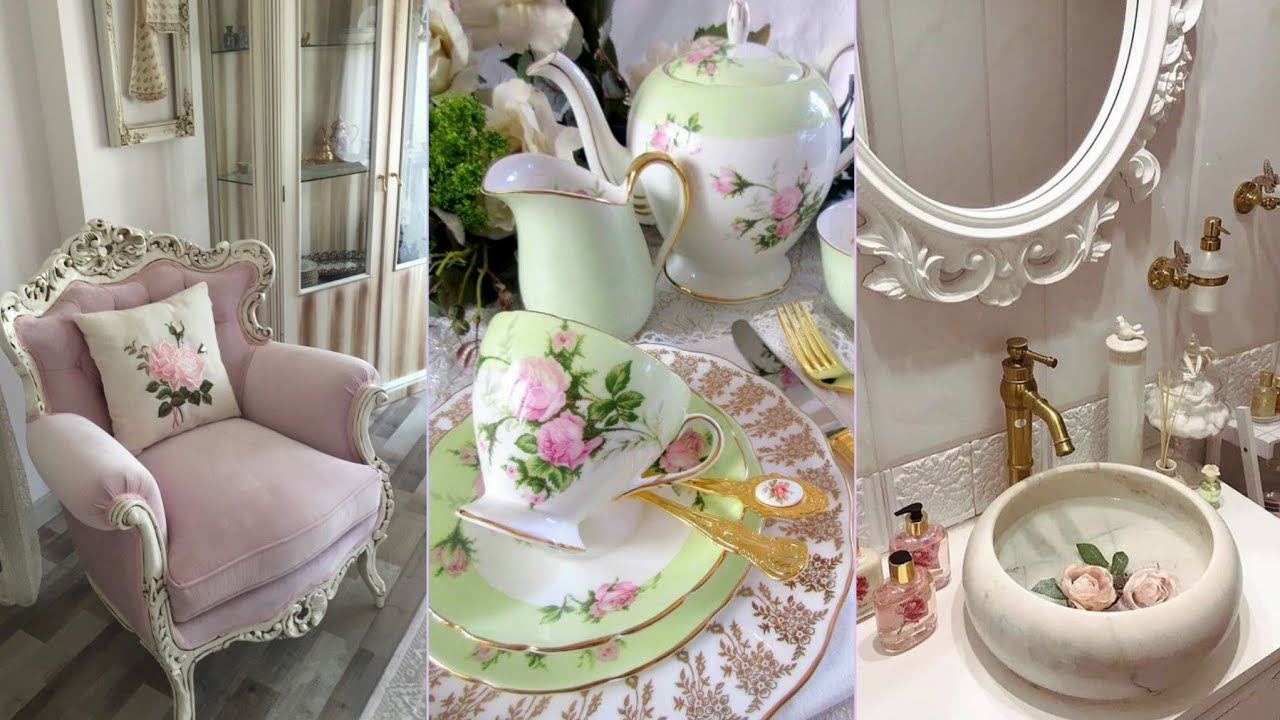 Vintage style Shabby Chic home decor |Shabby chic decorating ideas |home decor ideas