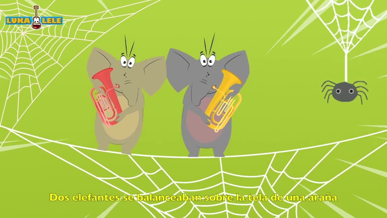 Un Elefante se Balanceaba | Canciones Infantiles | Cinco Elefantes en una Tela de Araña | LUKALELE