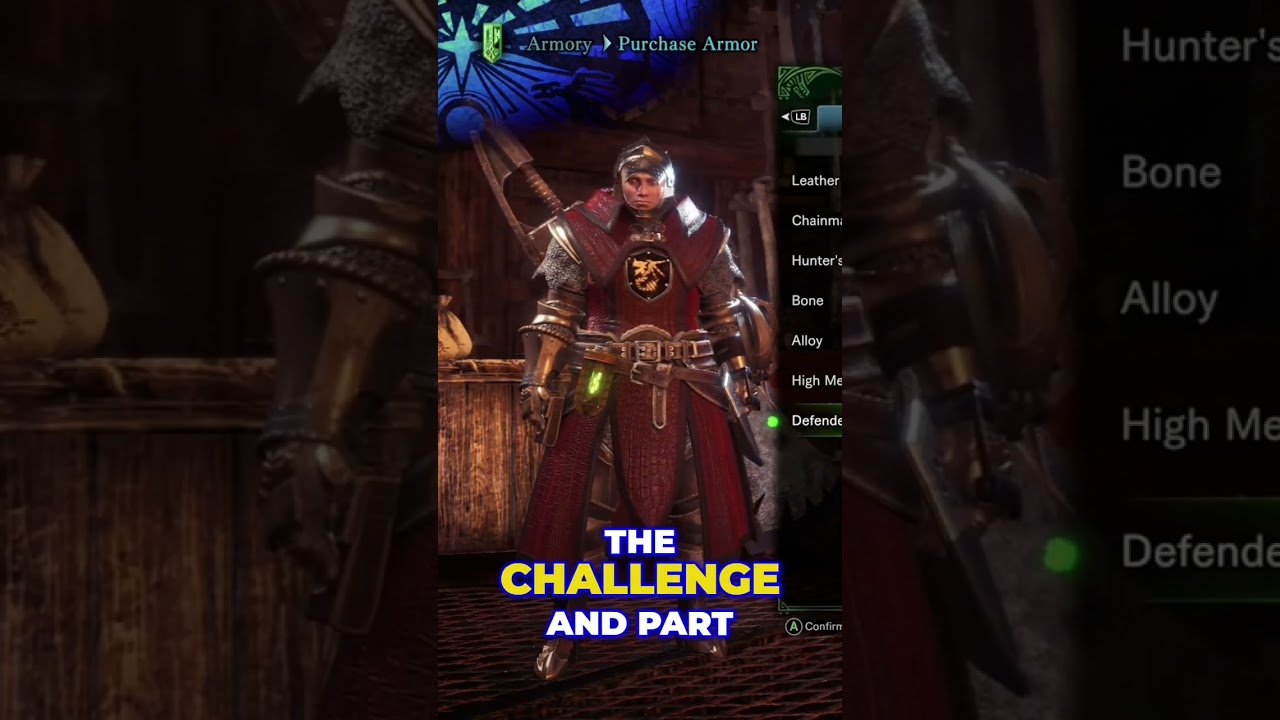 🚨Внимание! 🎮 Не попадитесь в ловушку комплекта брони Защитника! 😱😱😱 Monster Hunter World