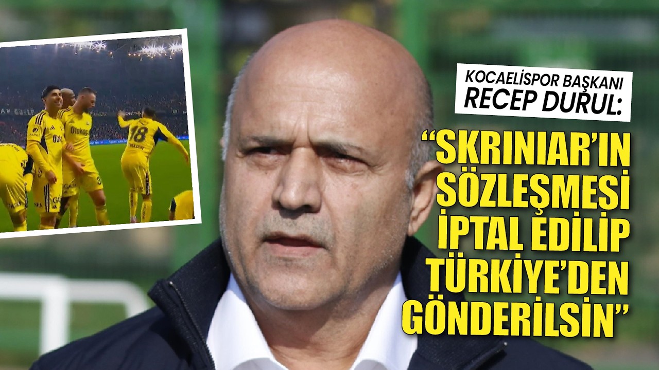 Kocaelispor Başkanı Recep Durul: Skriniar'ın sözleşmesi feshedilsin