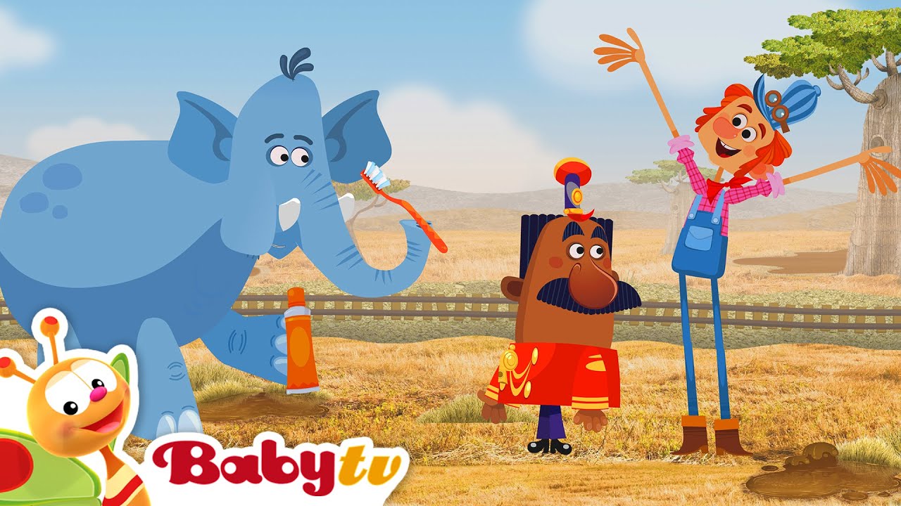 Savanna Surprise for Eli the Elephant 🐘 | Posttåget @BabyTVSV