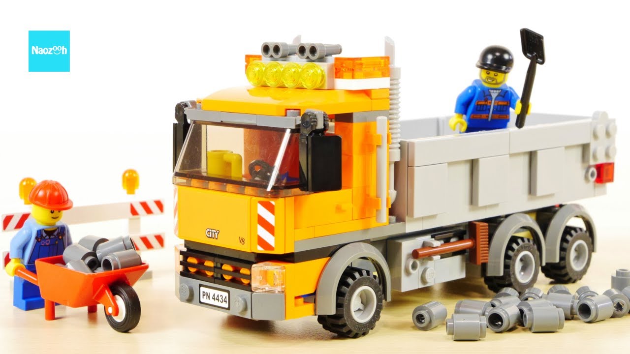 レゴ シティ タウンダンプカー 4434 ／ LEGO City Town Dump Truck Speed Build & Review