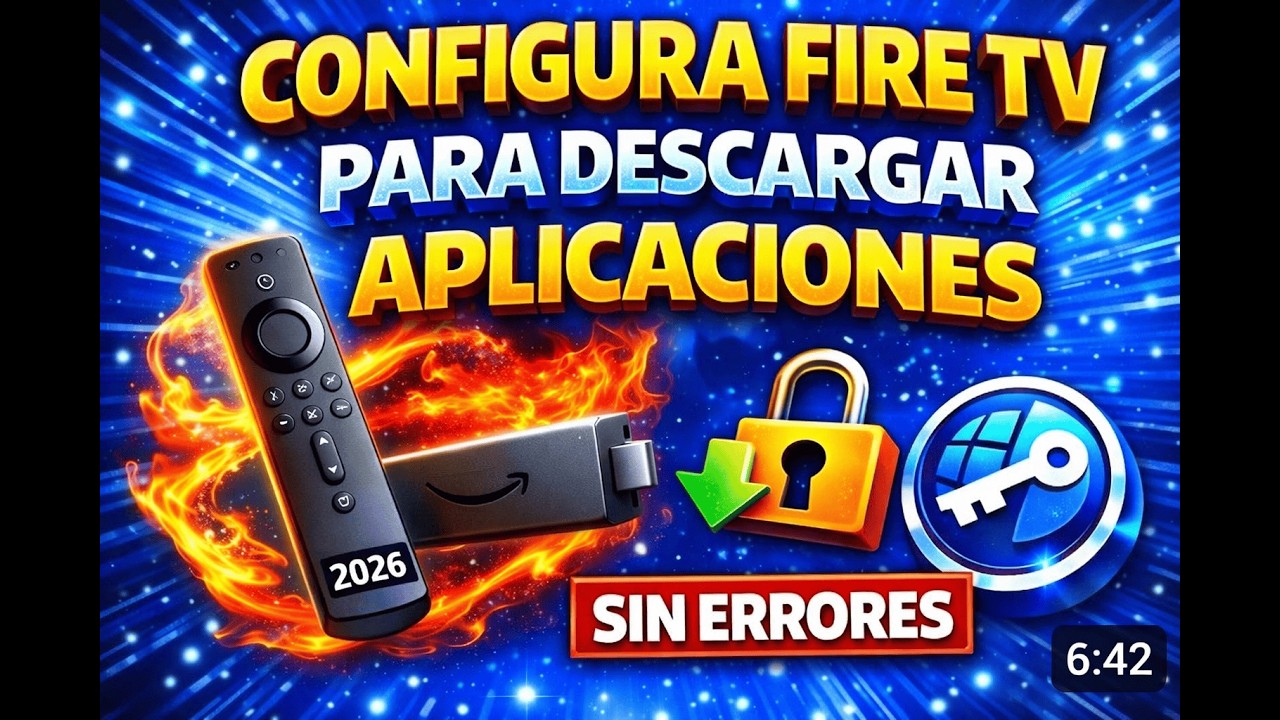 🔥 Configuración de Fire TV 2026 para Descargar Aplicaciones SIN ERRORES | Paso a Paso