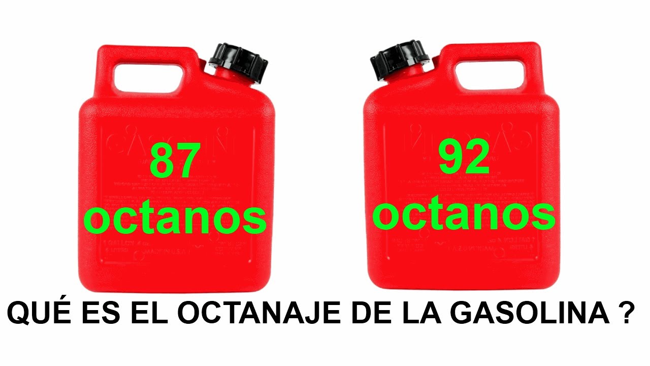 Qu&eacute; es el octanaje de las gasolinas