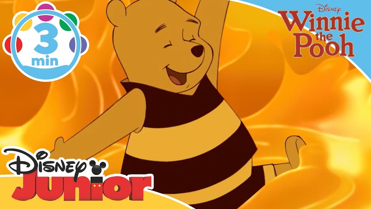 The Mini Adventures of Winnie the Pooh | The Honey Song | @disneykids