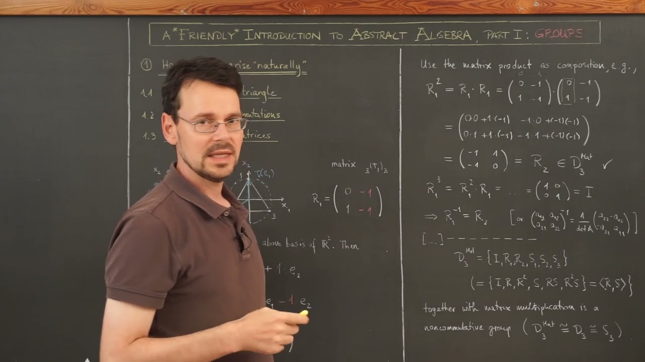 Gruppentheorie (Lektion 3): SYMMETRIEN ALS MATRIZEN