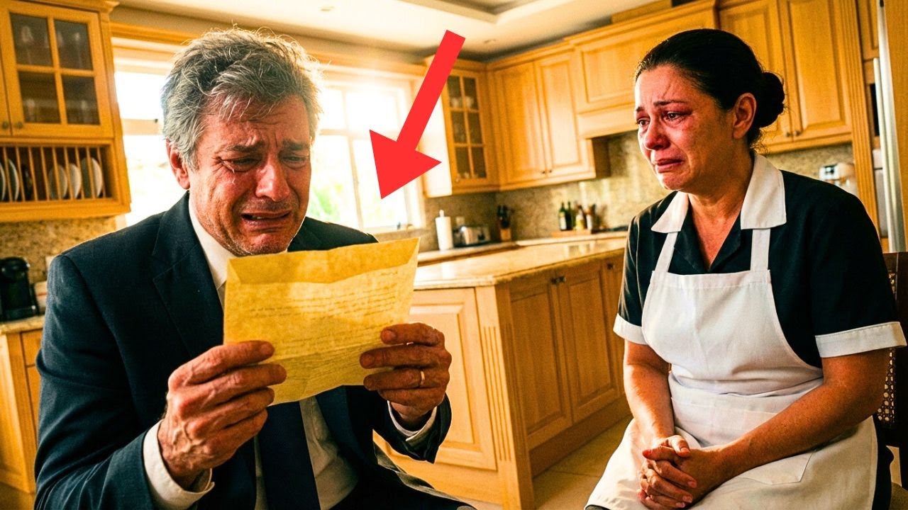 ENTREPRENEUR RENTRE CHEZ LUI À L'AUBE… ET TROUVE SA CUISINIÈRE EN PLEURS DANS LA CUISINE...