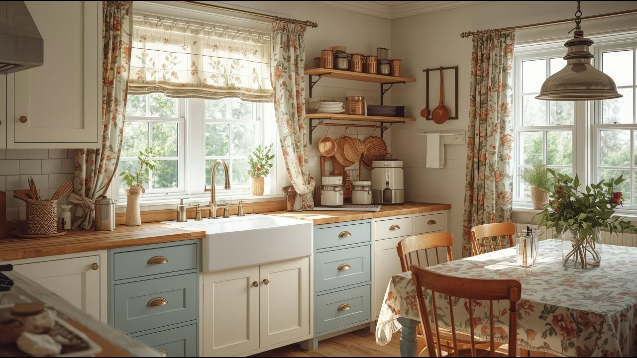 How to Create a Cozy Farmhouse Kitchen | Rustic, Shabby & Timeless Style Ideas