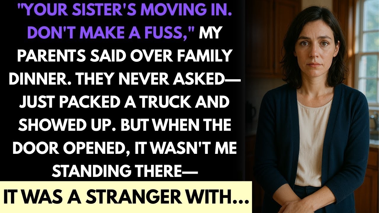 My Parents Ordered Me To Let My Sister Move In—But A Stranger Opened The Door And Stunned Them