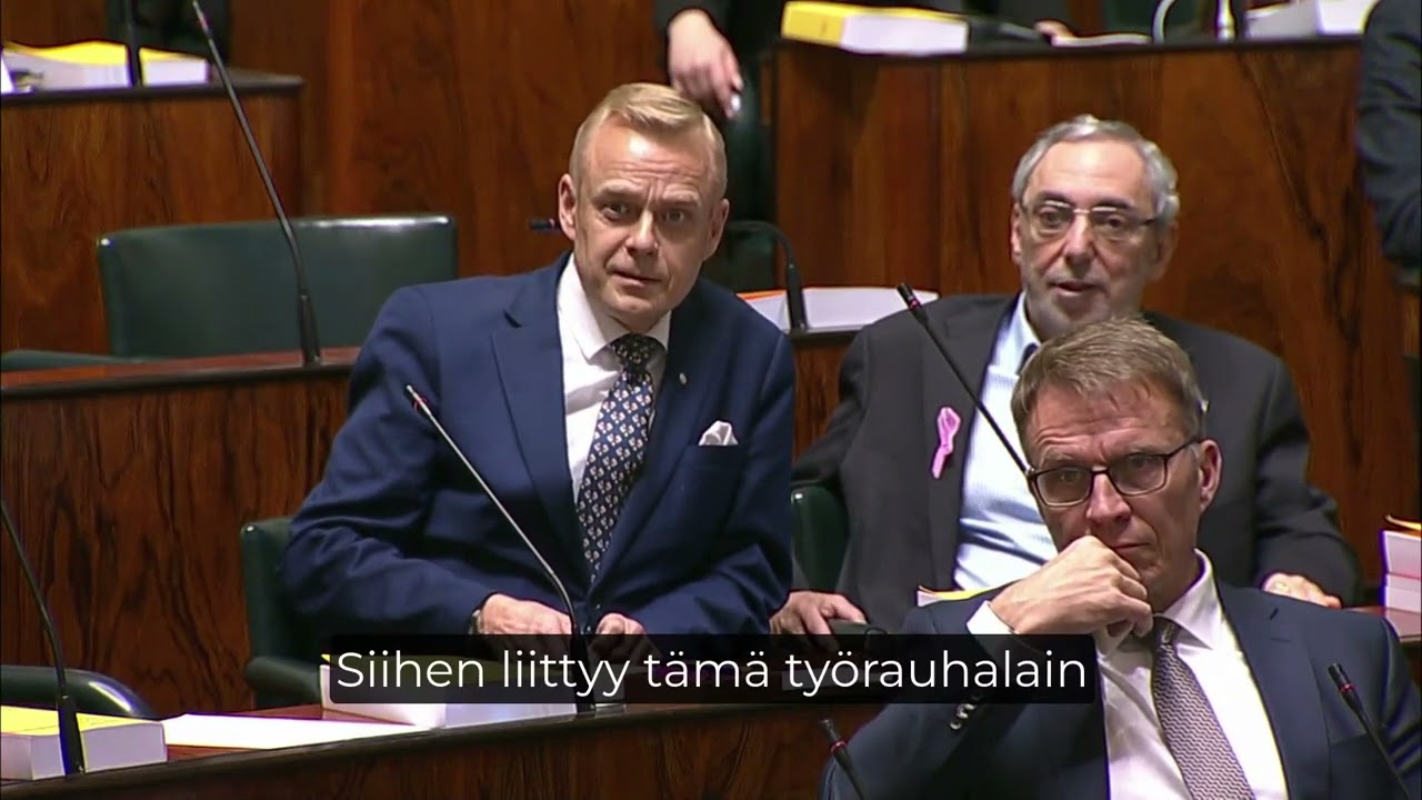 Eduskunnan suullinen kyselytunti 24.10.2024