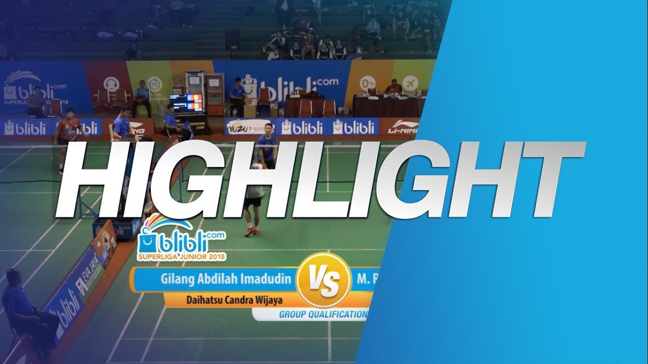 M. Raynaldi Oktavianur (Djarum Kudus) VS Gilang Abdilah Imadudin (Daihatsu Candra Wijaya)