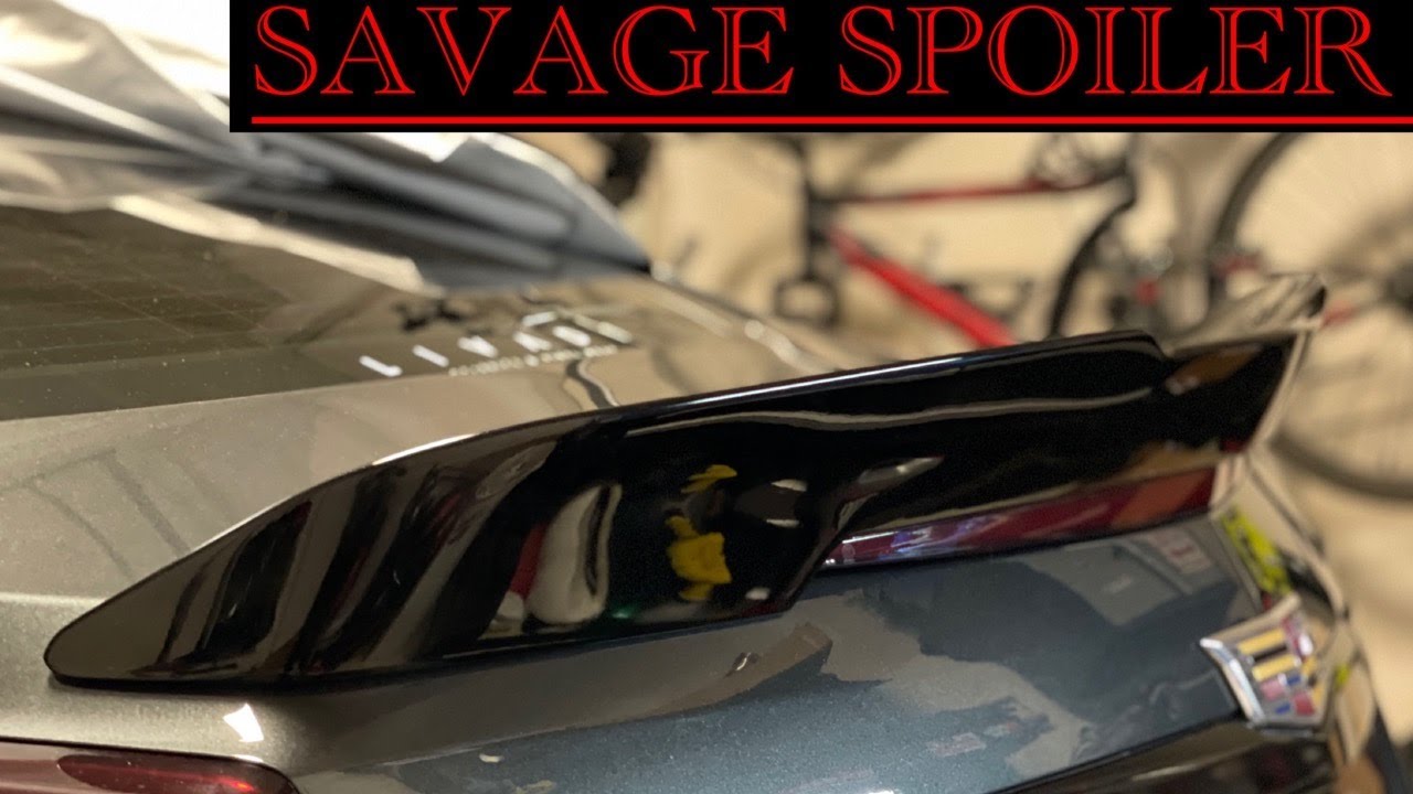 Cadillac CTS spoiler (Savage Cadillac)