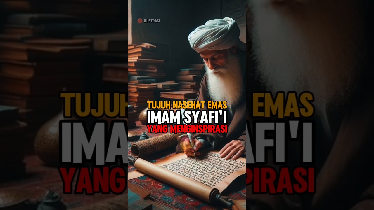 Tujuh nasehat emas Imam Syafi'i yang menginspirasi ‼️#kisahislami