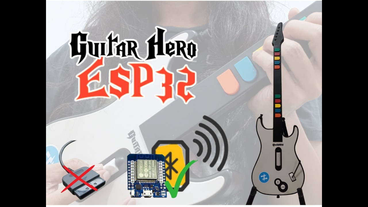 Upgrade Controller Guitar Hero  dengan ESP32