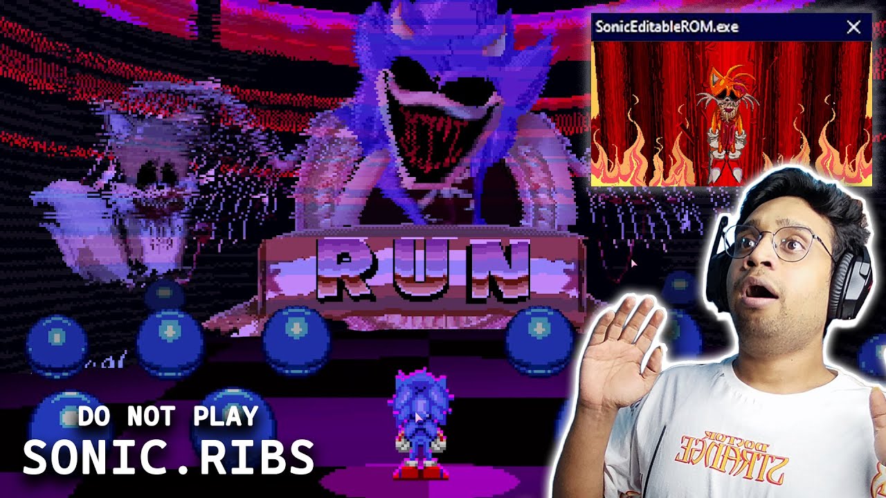 SONIC.RIBS : Another SONIC.EXE Creepypasta Game 😲 Do Not PLAY THIS GAME ?? HORROR GAMEPLAY