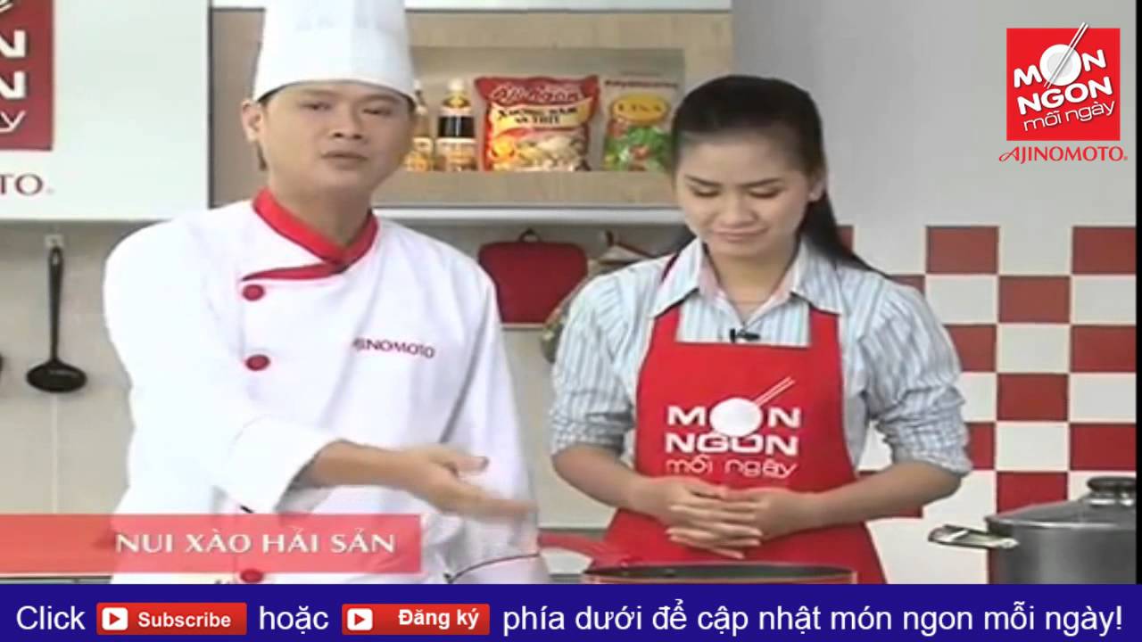 Món ngon mỗi ngày: Cách làm món nui xào hải sản