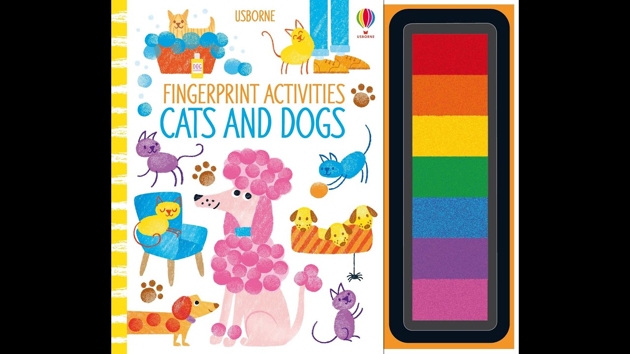Usborne Fingerprint Activities Cats and Dogs