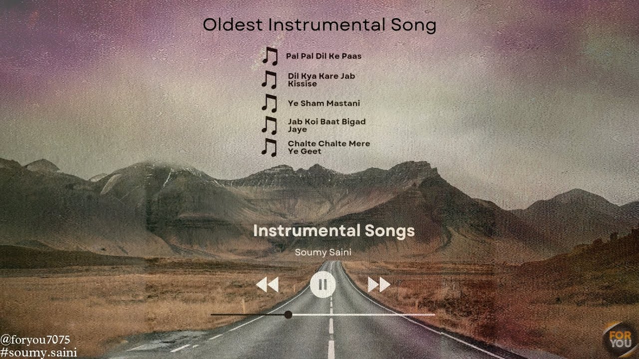 Top 5 Oldest Songs Instrumental | Piano Cover Songs | Soumy Saini #kishorekumar #kumarsanu