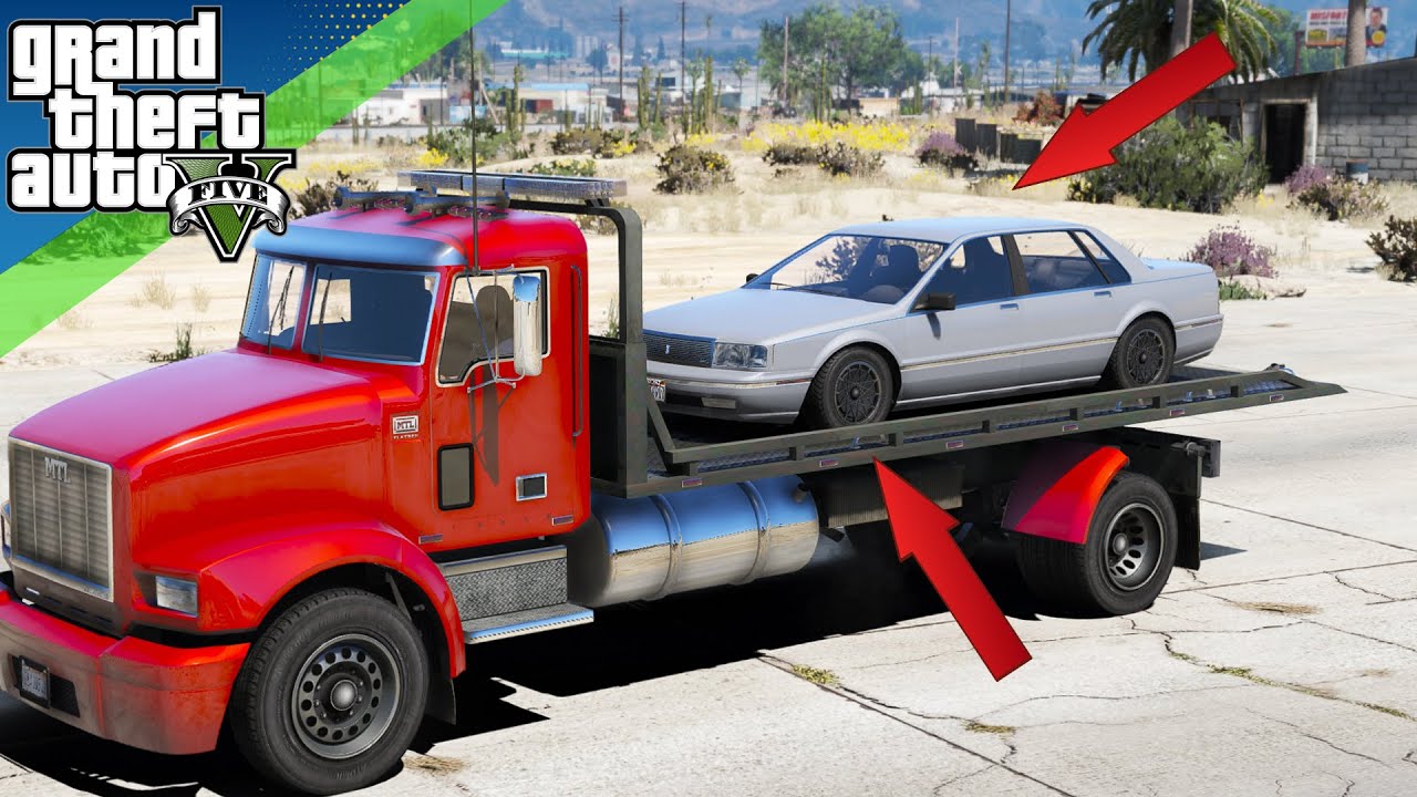GTA 5 - Tow Truck Location (PS3, PS4, Xbox360, XboxOne and PC)