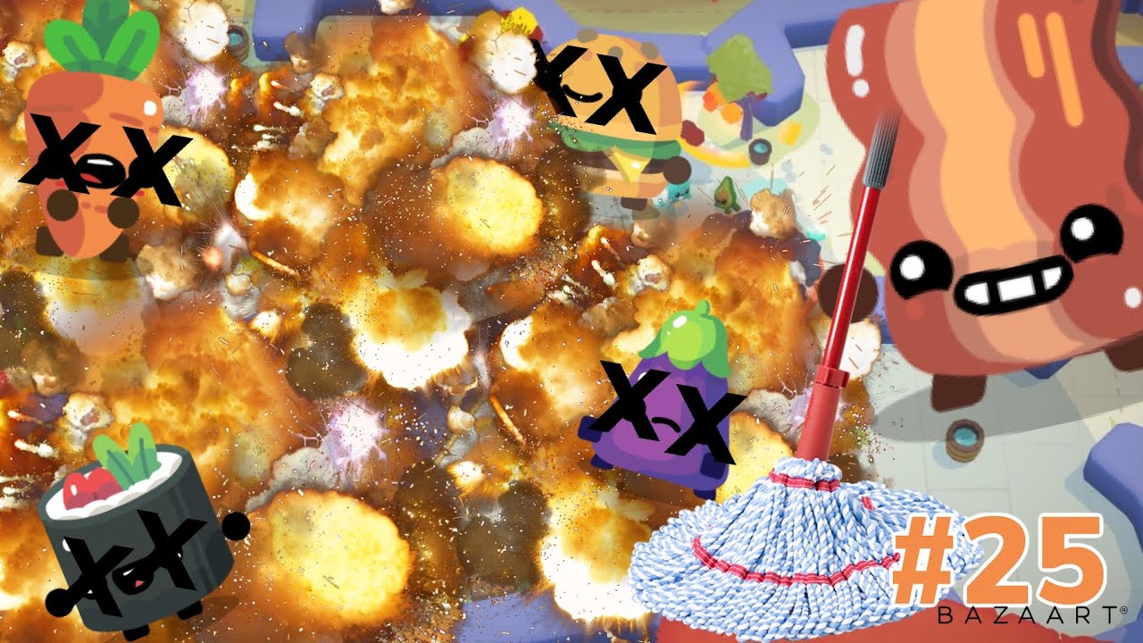 Boomerang Fu: Everyone is dyeing from explosion's and I have to mop it all up (2-Player) Gameplay