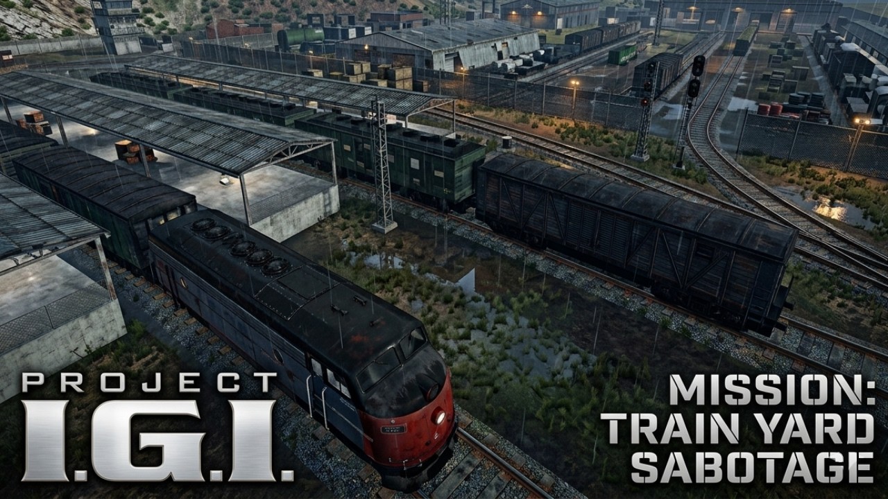 Project IGI Mission 9 Missile Trainyard (HD)