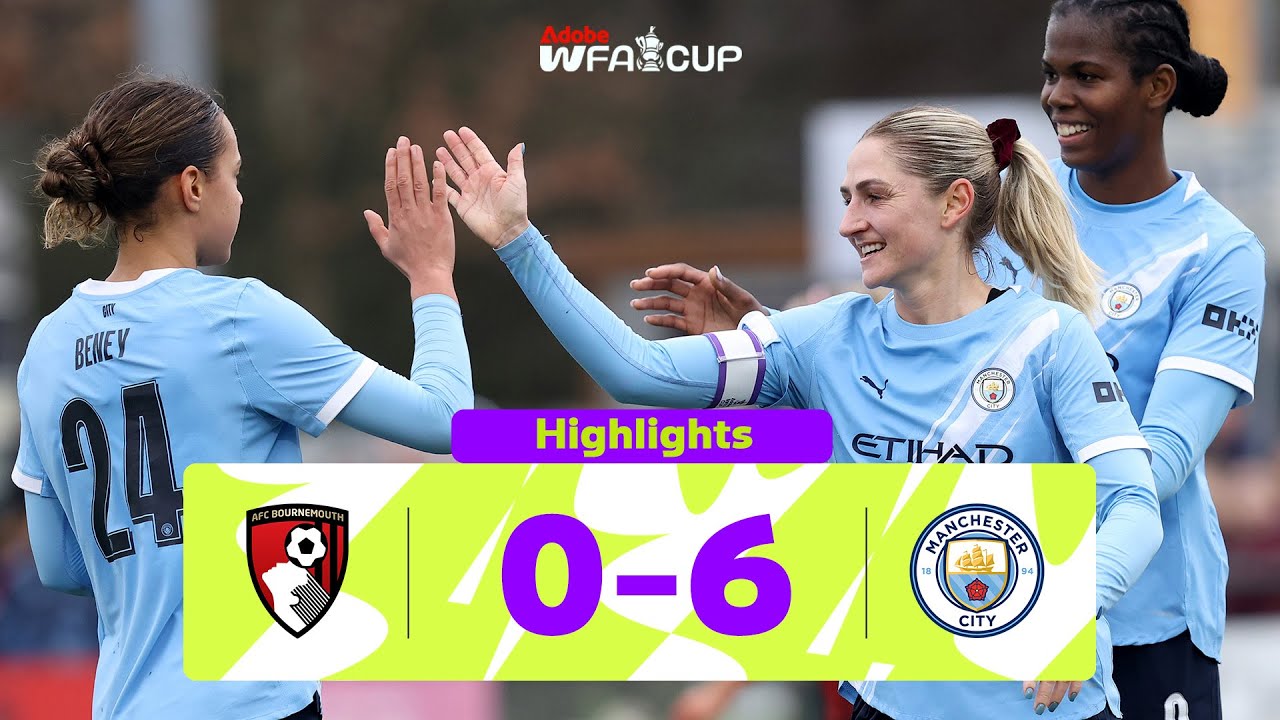 City hit SIX! | AFC Bournemouth (0-6) Manchester City | Fourth Round | Adobe Women's FA Cup 2025-26