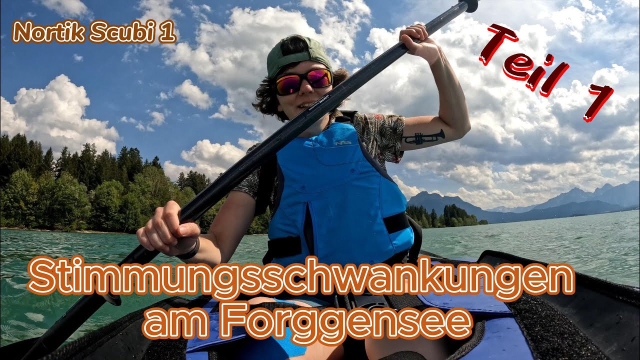 WASSER, WIND und WELLEN | Eine Runde um den Forggensee im Kajak, Versuch 1