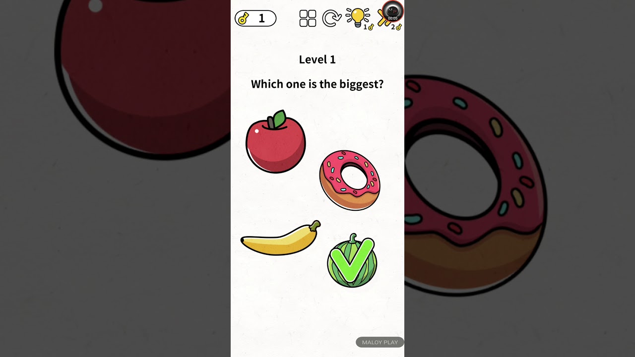 Brain puzzle IQ Challenge level 1 - 10 Walkthrough