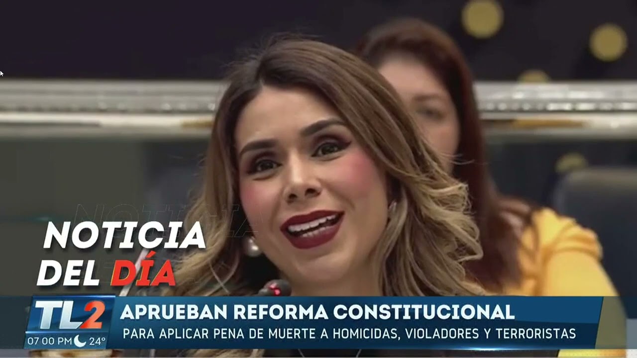Proponen cadena perpetua en El Salvador; reforma avanza en Asamblea. TL2