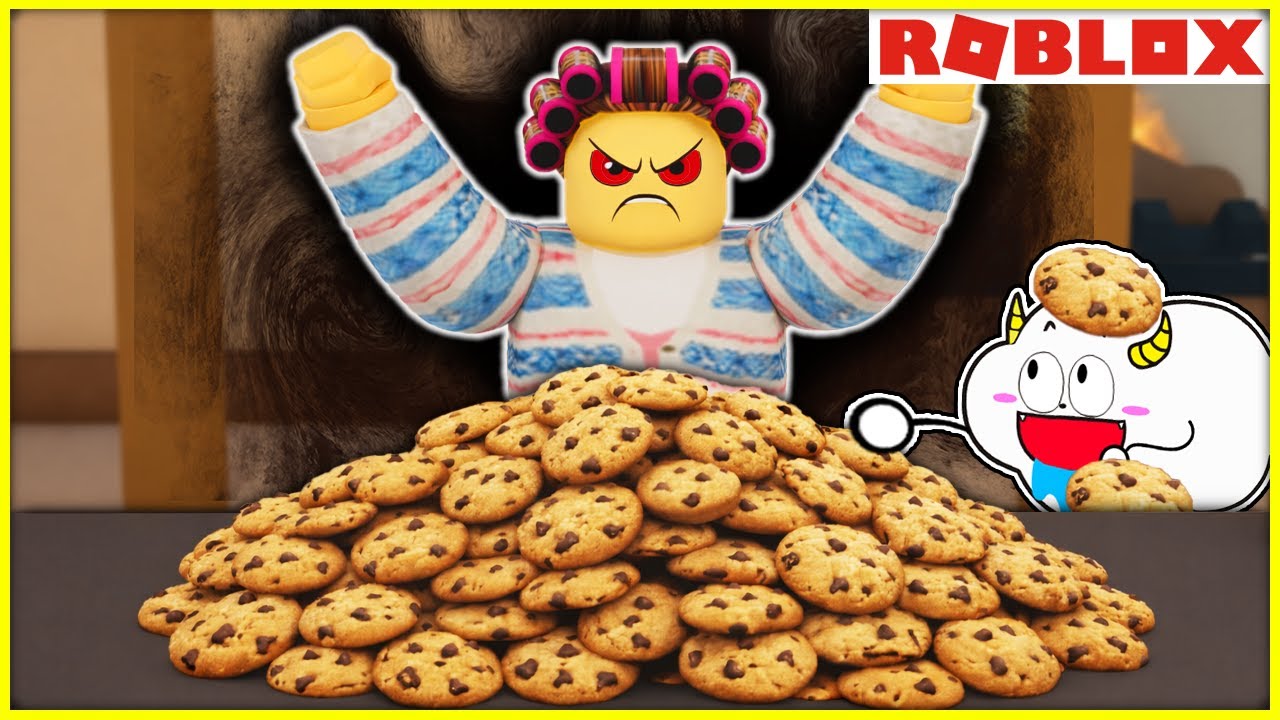 おばあちゃんに見つからず大量クッキーを食べまくれ！【ロブロックス・ROBLOX】｜ゲーム実況｜★サンサンキッズGAMES★