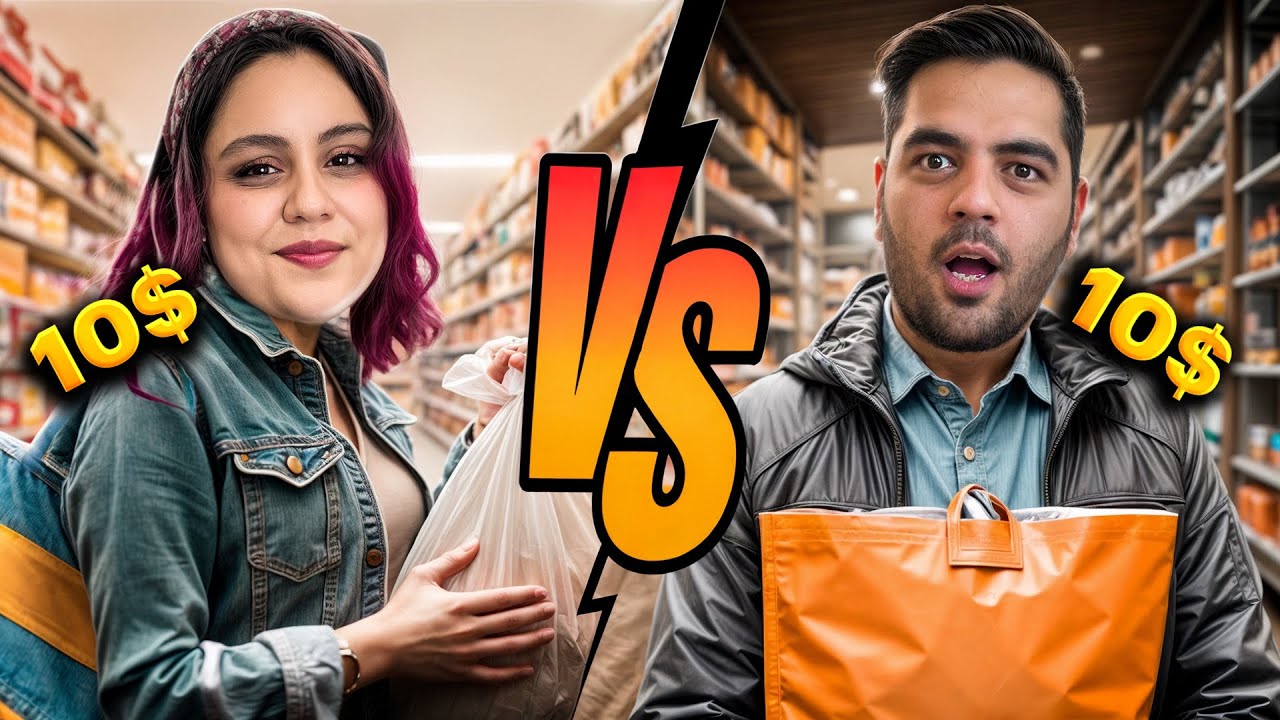 چالش کی بهتر خرید میکنه با مجازات😈داوری پدر و مامان😁