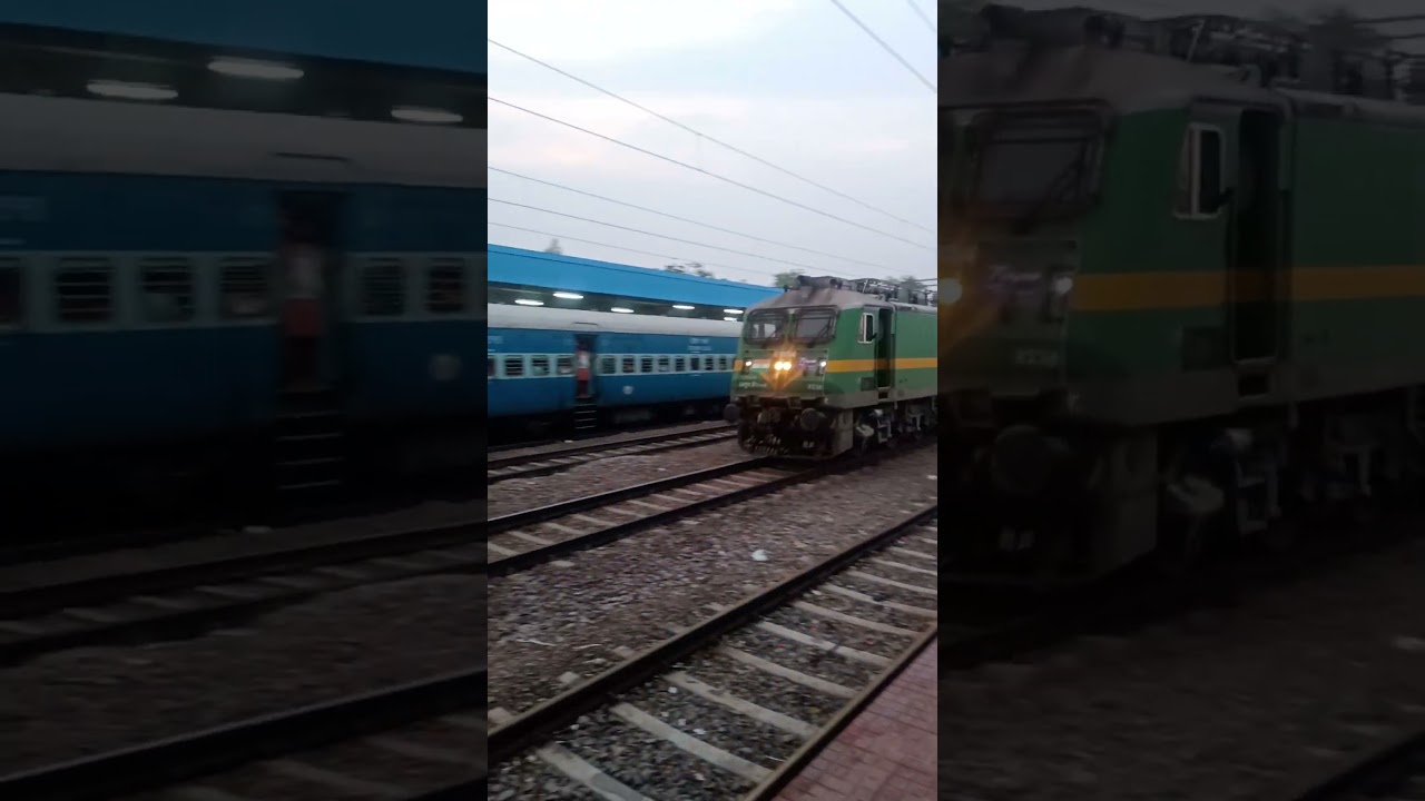 Fast Speed Train crosses the  Datia Railway Station😱😱