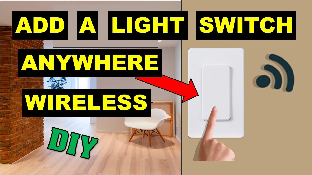 Wireless light switch.