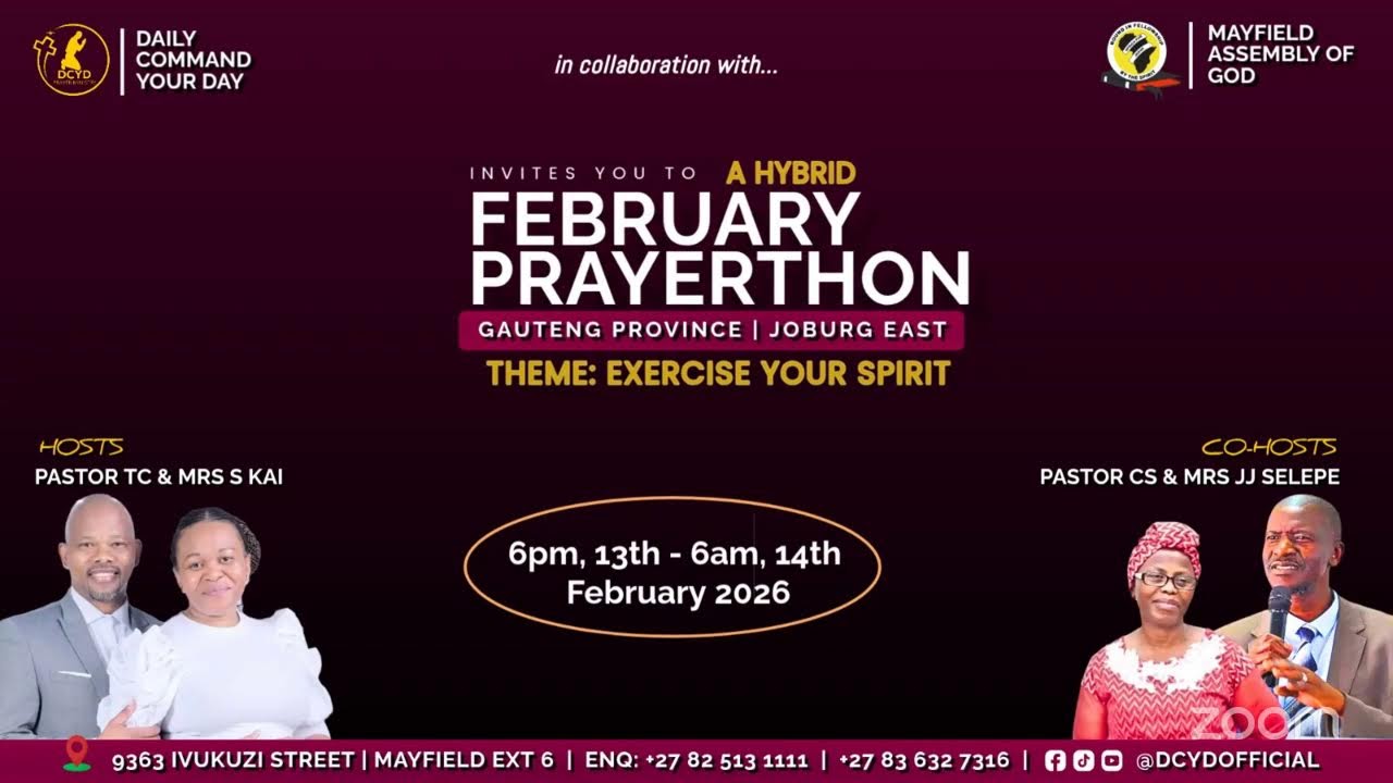 DAILY COMMAND YOUR DAY | 03:00 PRAYER WATCH | SAT, 31 JAN 2026