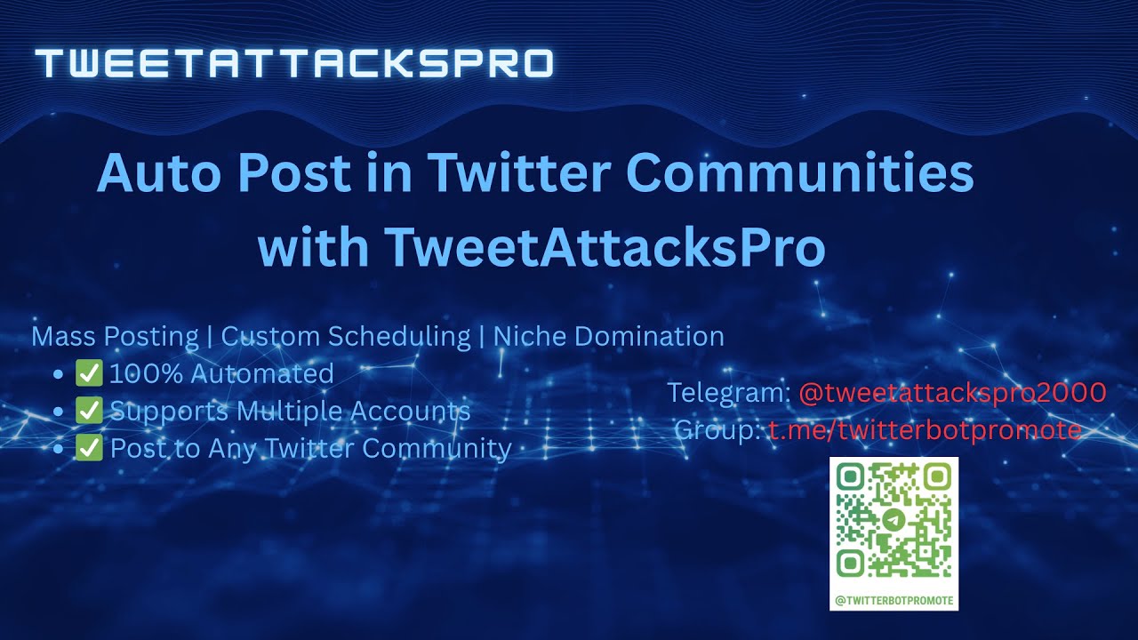 Auto Post to Multiple Twitter Communities | TweetAttacksPro Tutorial