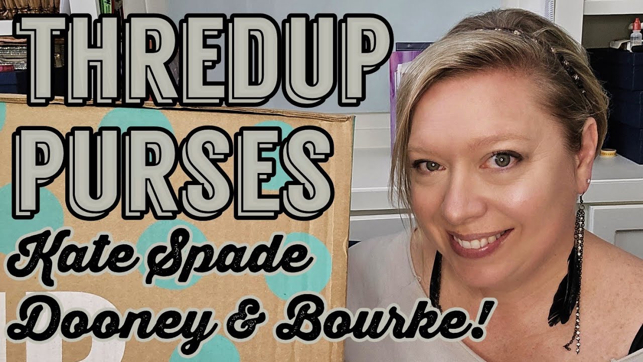 Dooney and Bourke & Kate Spade in this Thredup Name Brand Handbag Rescue Box Unboxing #mysterybox