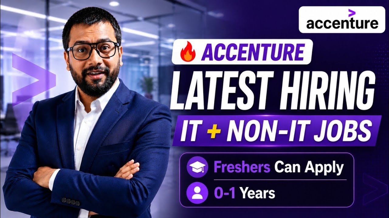 Набор новичков в Accenture 2026 🔥 | IT и не-IT вакансии | Любое высшее образование, BE/BTech