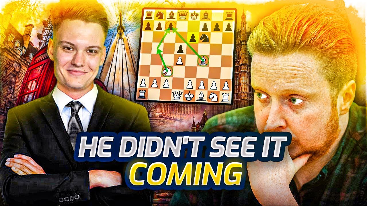 I trapped a Grandmaster in 8 moves with the Jobava London