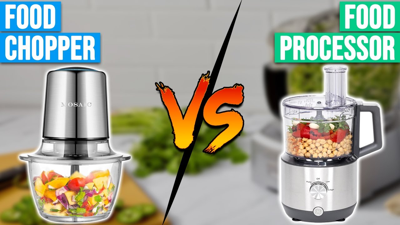 Food Chopper vs Food Processor &ndash; A Comprehensive Comparison (Which Reigns Supreme?)