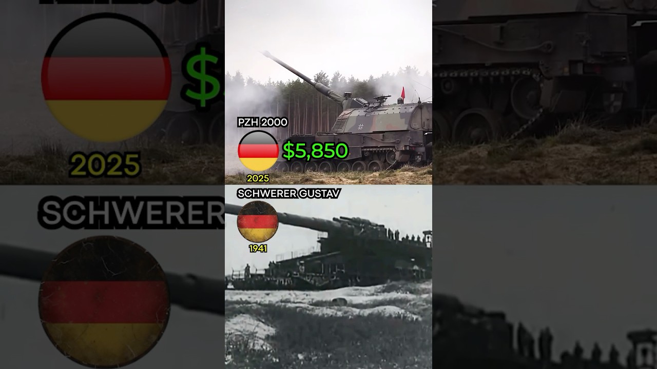 Schwerer Gustav vs PzH 2000 – Old-School Destruction Meets Modern War – Cost Per Shot