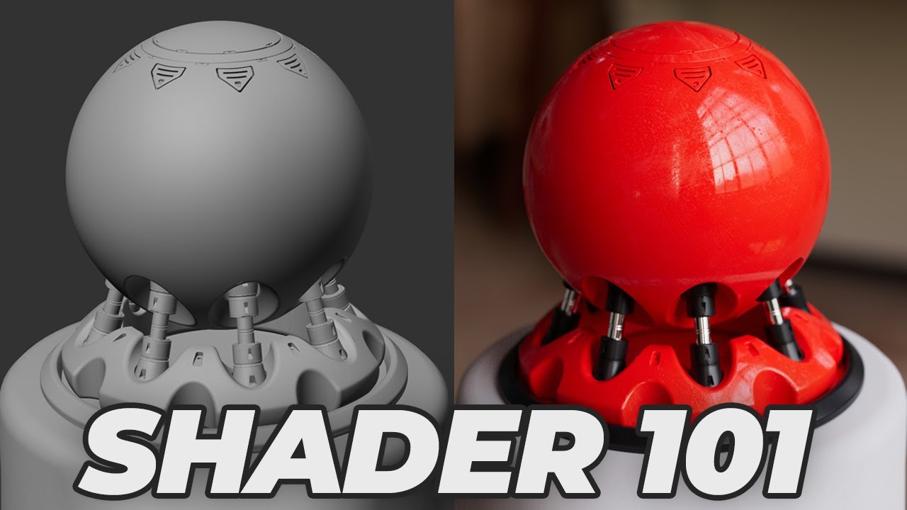 Complete Beginner's Guide to Shading in Cinema 4D/Redshift | Plastic