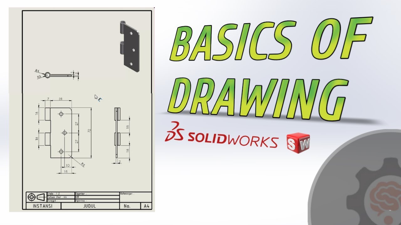 Tutorial Dasar Drawing Solidworks | How to Drawing from Part or Assembly