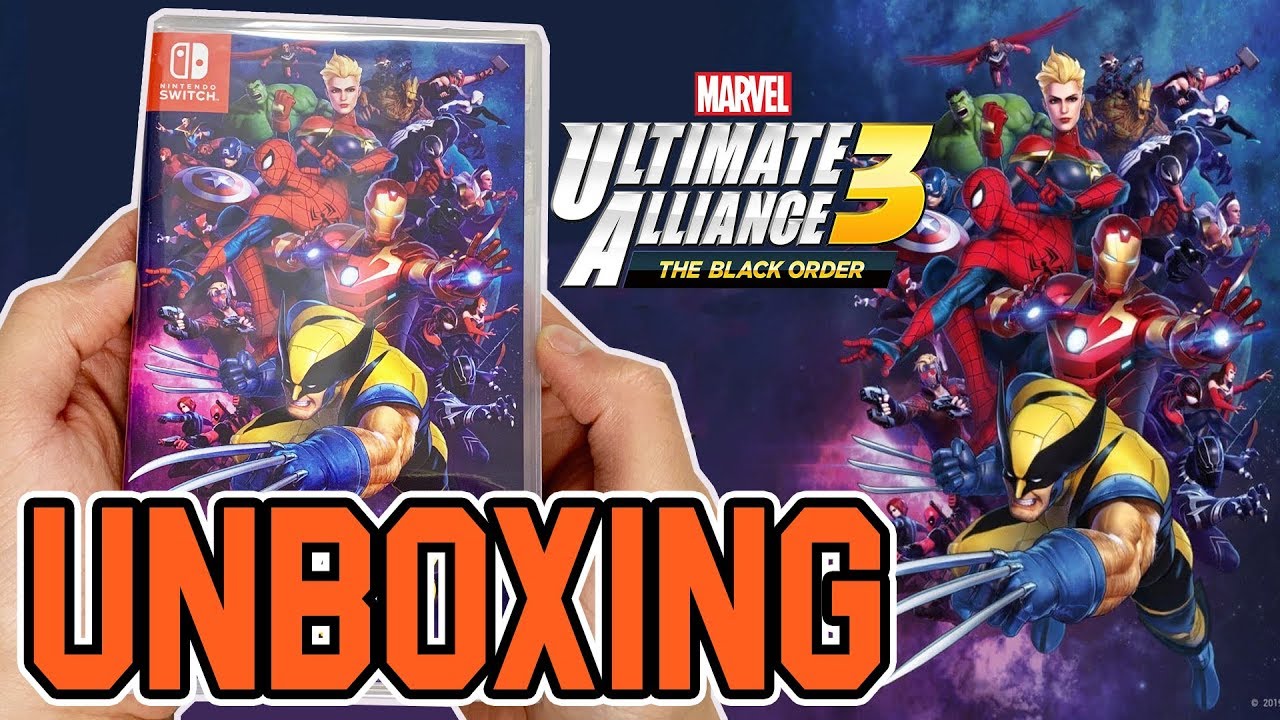 Marvel Ultimate Alliance 3 : The Black Order (Nintendo Switch) Unboxing!!