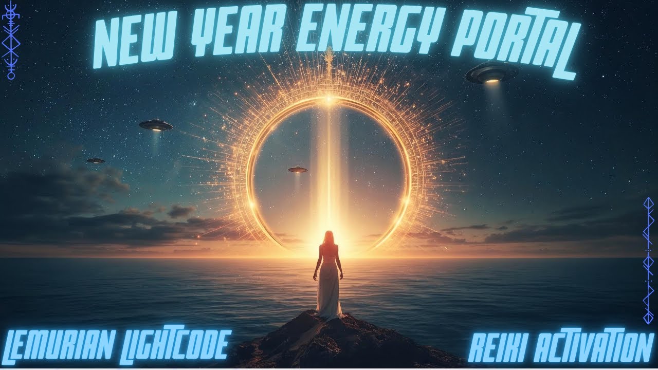 New Year Energy Portal Lemurian Lightcode Reiki Activation Subliminal Reiki Soundbath Manifesting Hz