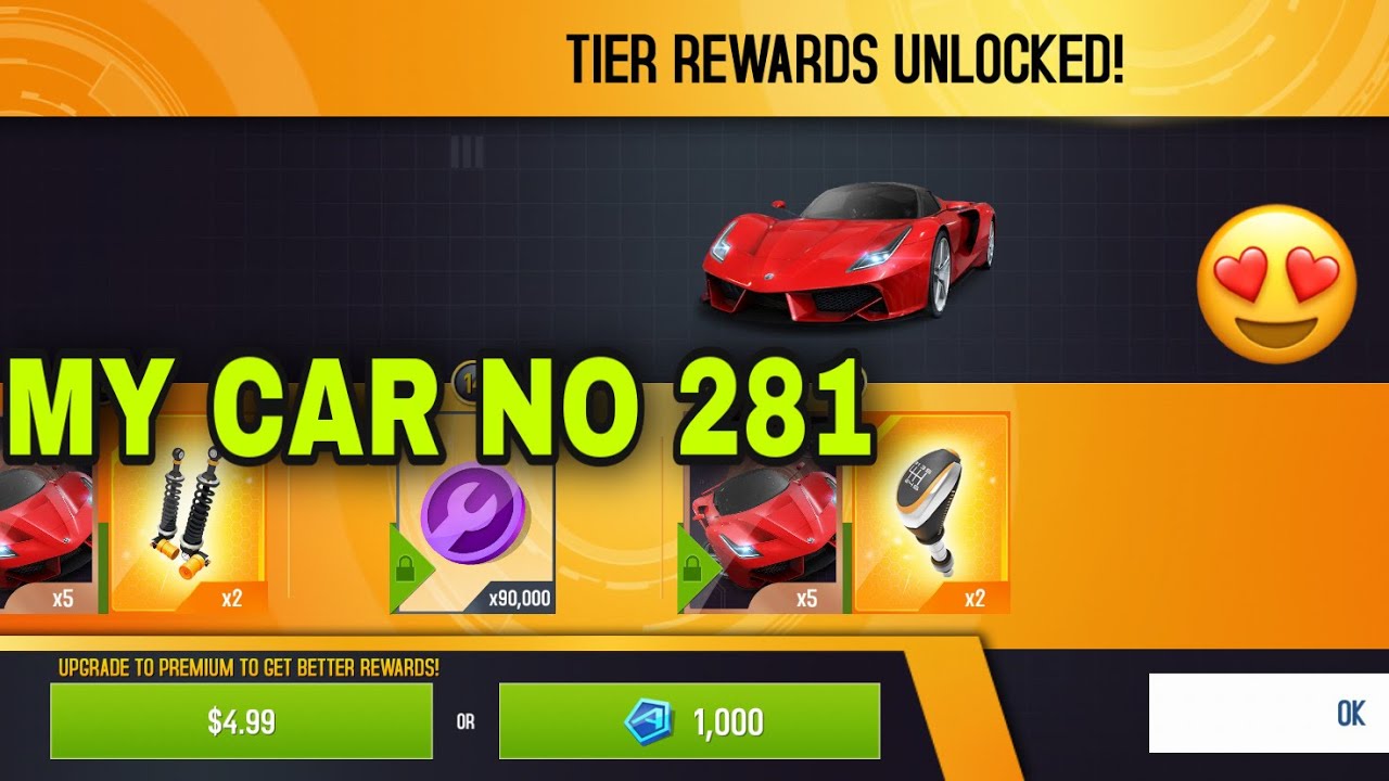 Asphalt 8, Unlock Exotic Rides W70 My Car No 281